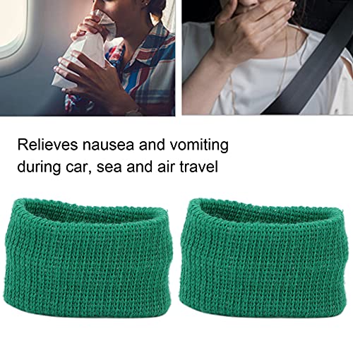 Pulseira de viagem para enjoo de movimento, pulseira de alívio de náuseas, segura e reutilizável, pa