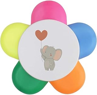 Azeeda 'Cute Baby Elephant Holding Heart Ball...