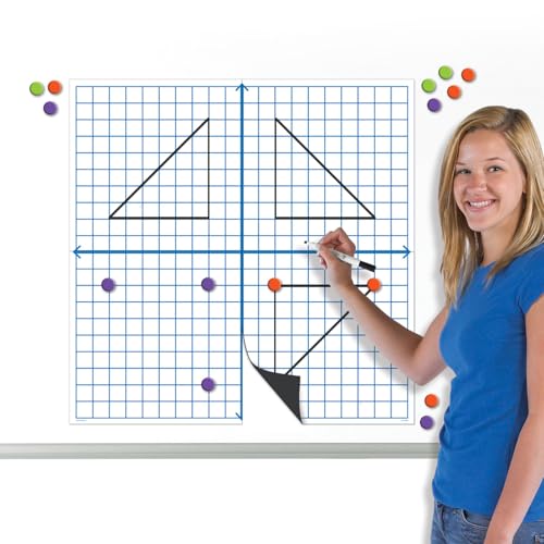 EAI Education Magnetic Demonstration X-Y Coordinate Grid with Counters