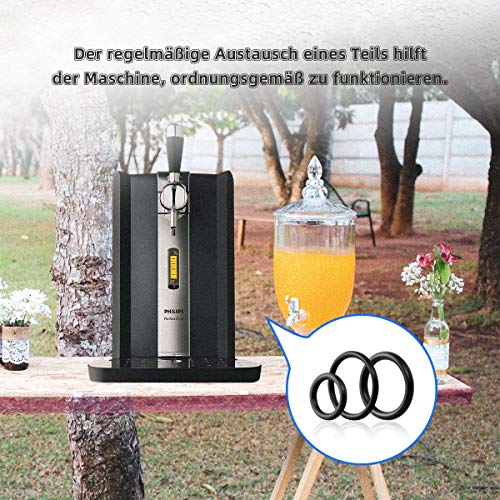 AIEVE 3 stuks O-ringen afdichting rubberen afdichting reserveonderdelen compatibel met Philips Perfect Draft HD3600/20, HD3620 biertapmachine - Image 7