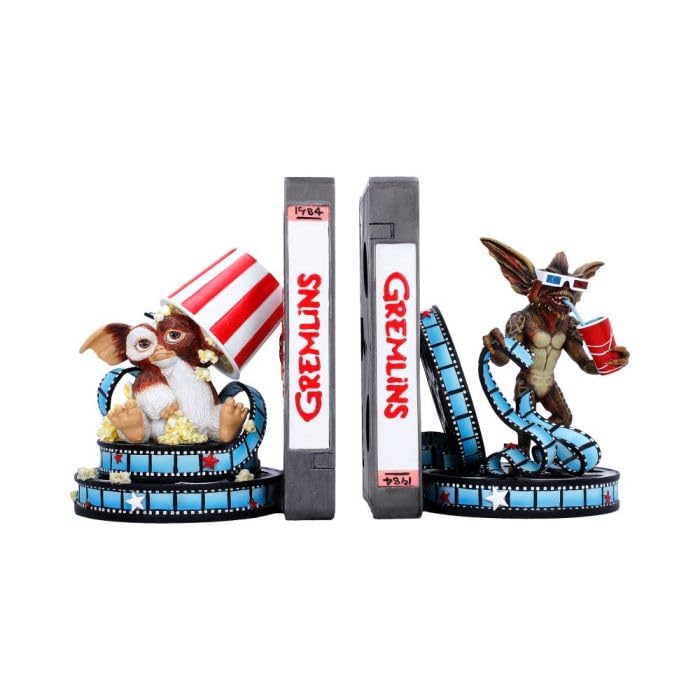 Serre-livres Gremlins déco cinéma rétro pour étagère de salon et bureau de geek