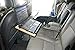 AutoExec AE-RDBS-11M Reach Car Desk for Your Vehicle Workstation and Mobile Office, Back Seat, Natural Birch