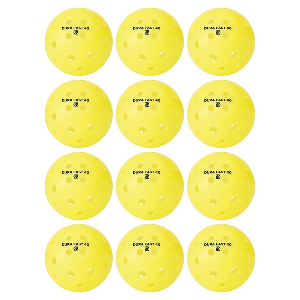 Pickleballs | Balles de décapage en Plein air | Jaune | douzaines/Lot de 12 | Approuvés par l'USAPA et sanctionnés pour Le Jeu de Tournoi, la Performance Professionnelle