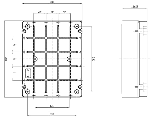 Scatola Industriale 380X300X120Mm, Scatola