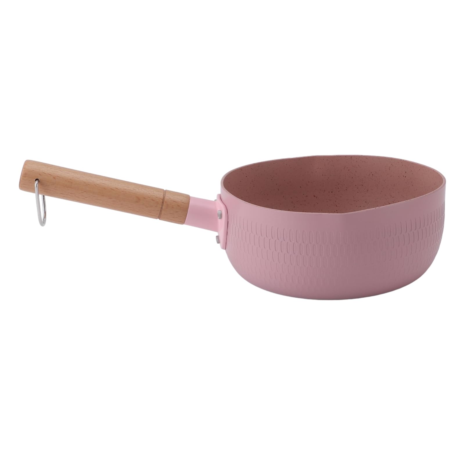 Casserole pour sauce et nouilles rose antiadhésive pour cuisine rapide