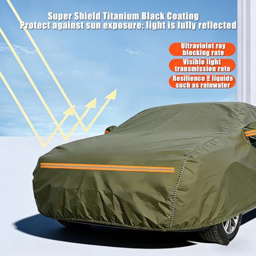Bâche auto imperméable extérieure résistante chaleur et vent silver - 6