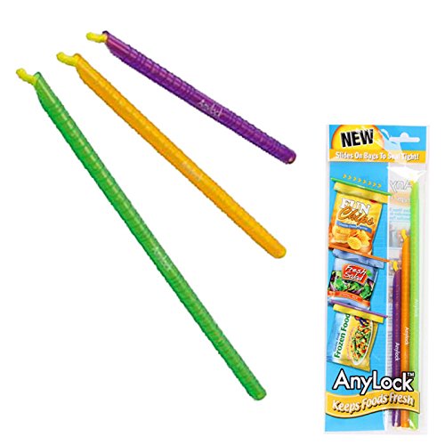 Buy Anylock Plastic Bag Sealer Stick, Keeps Food Fresh (Purple, Orange