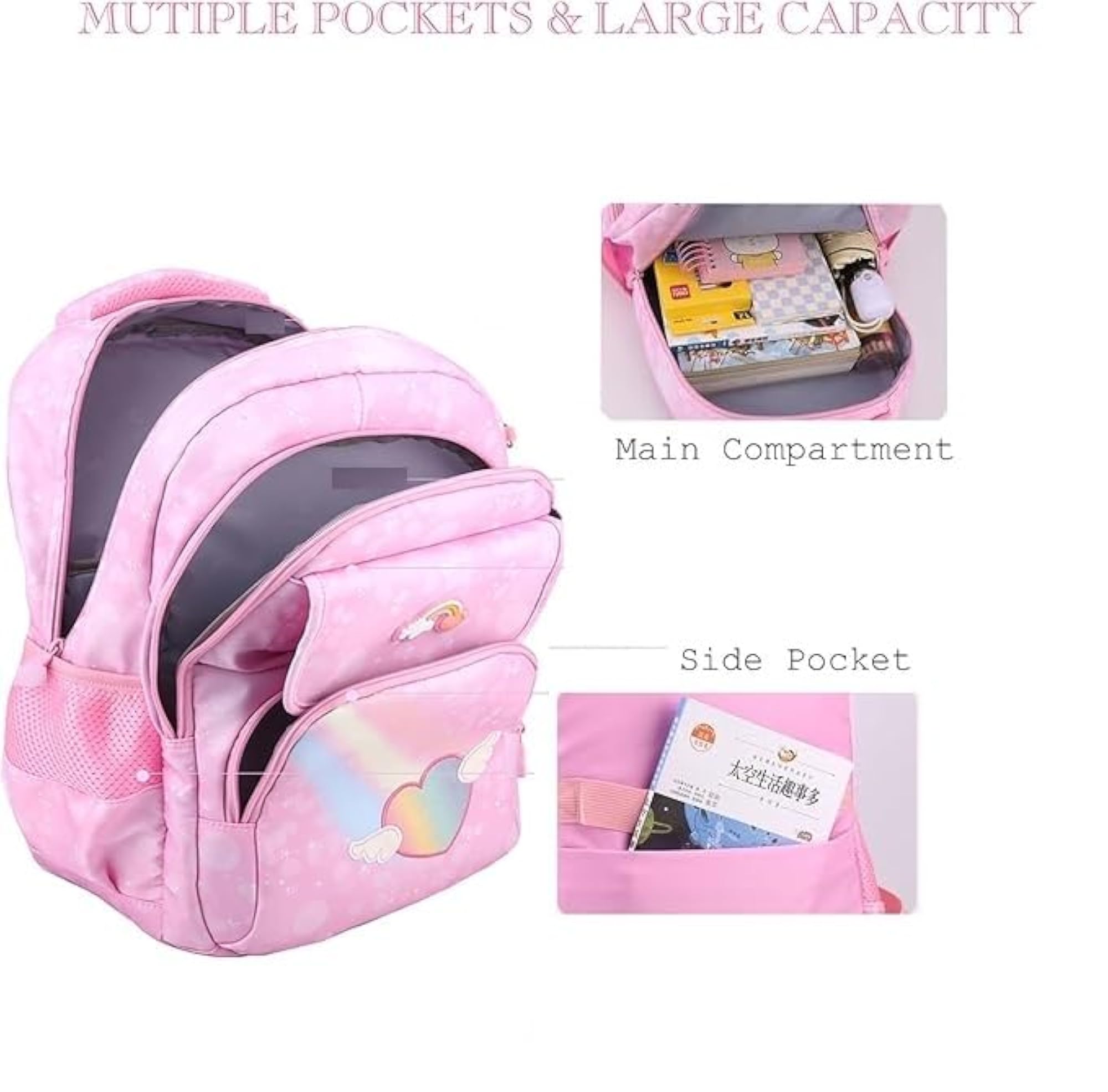 Waterproof Teen Backpack for Girls