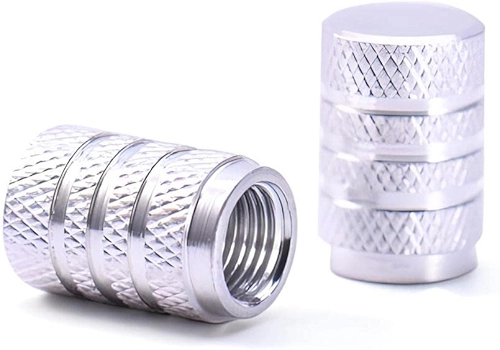 Western PN-50 Tampas Válvula de Pneu, Preto, 4 unidades