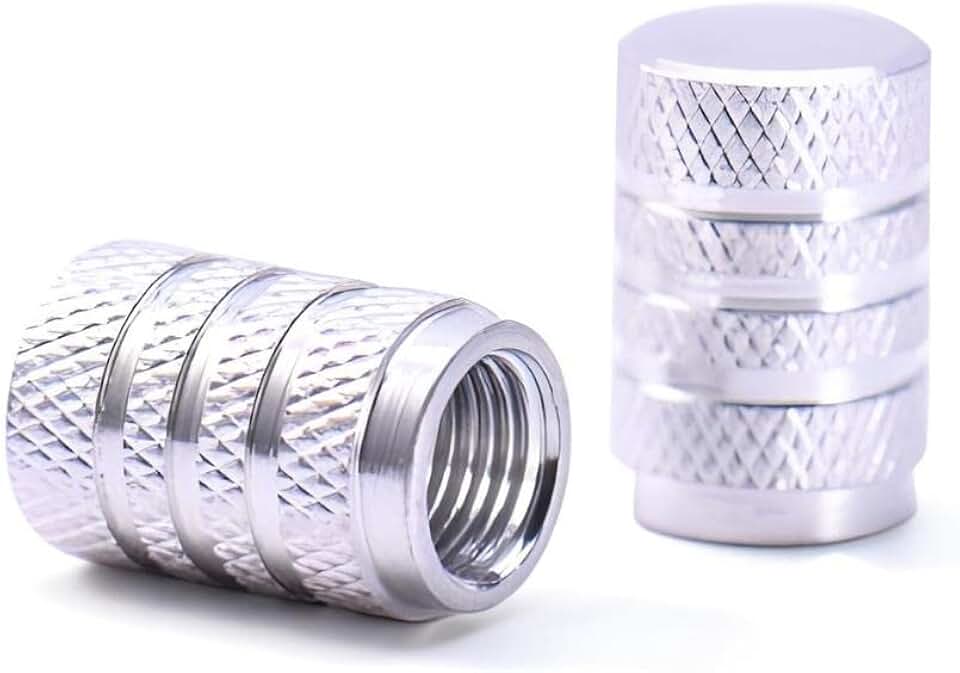 Western PN-50 Tampas Válvula de Pneu, Preto, 4 unidades