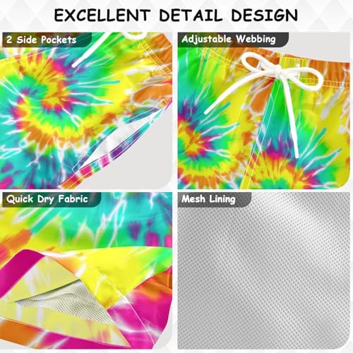 Boys Swim Trunks Tie Dye Color Toddler Swim Shorts Little Boys Bathing Suit Swimsuit Toddler Boy Swimwear 2T 202c16743