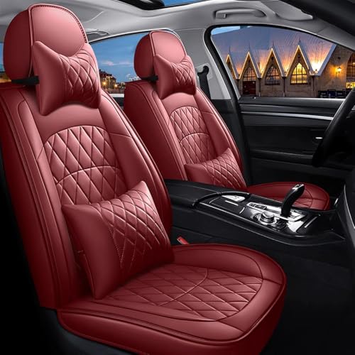 Housses de siège de voiture universelles protection durable rouge Opel Calibra
