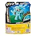 Heroes of Goo Jit Zu Minecraft Stretchy Characters, Steve with Diamond Armor & Sword, Super Squishy Goo Filling with Hidden Diamond Piece Inside, Stretch Him Up to 3 Times His Size - Sensory Toys