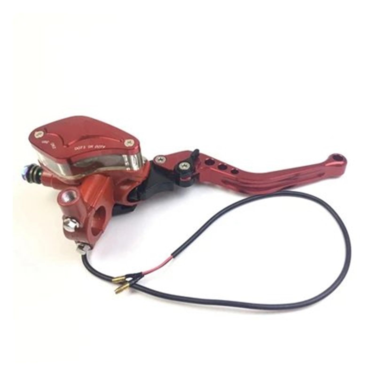 Hguvsjd 22mm Universal Motorcycle Clutch Master Cylinder Pump Brake Reservoir Levers Hydraulic Lever Motorcycle Brake Lever(Red Right)