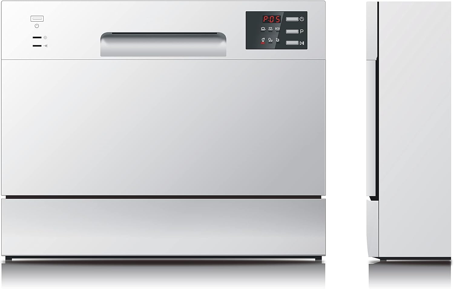 SPT SD-2225DSA Energy Star Countertop Dishwasher with Delay Start & LED – Silver
