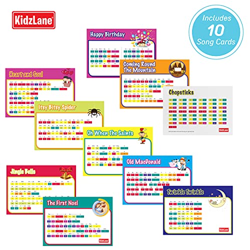 Kidzlane Floor Piano Mat For Kids And Toddlers | Giant 6 Ft. Piano Mat, 24 Keys, 10 Song Cards, Built In Songs, Record & Playback, 8 Instrument Sounds | Dance Mat Toy For Boys & Girls Ages 3 Plus #TOP3