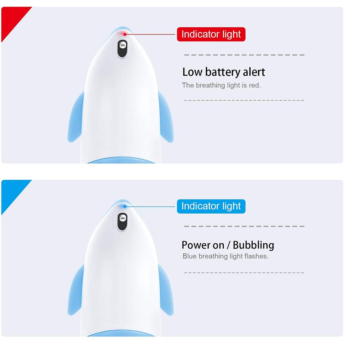 Automatyczny dozownik mydła, automatyczny dozownik mydła spienionego bezdotykowy, 300 ml czujnik ruchu na podczerwień bez użycia rąk dozownik mydła do kuchni i łazienki, różowy