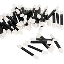 KOLIGHT Disposable Eyeshadow Brush Applicator Dual-Sided Oval Sponge Tipped Makeup Tool 100pcs/lot