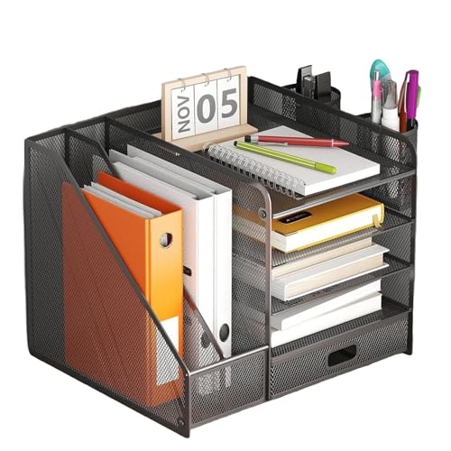 Range-dossiers métallique en maille organisation livres stylos bureau - 8