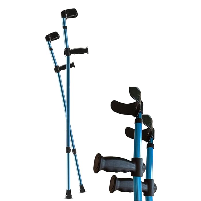 Buy GHAOIDFH Forearm Crutch for Adult, Portable Folding Walking Stick