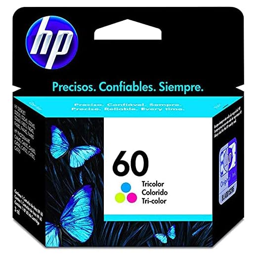 Cartucho HP 60 Colorido Original (CC643WB) Para HP Deskjet F4224, F4480, F4580, D1660, Photosmart D110a, C4780, ENVY D410a