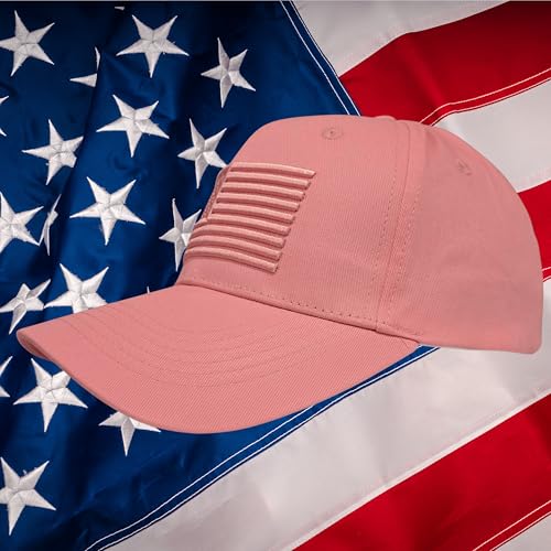 Image of USA Flag Hat American Flag Embroidered Patriotism On Display Comfortable Adjustable One Size Fits Most