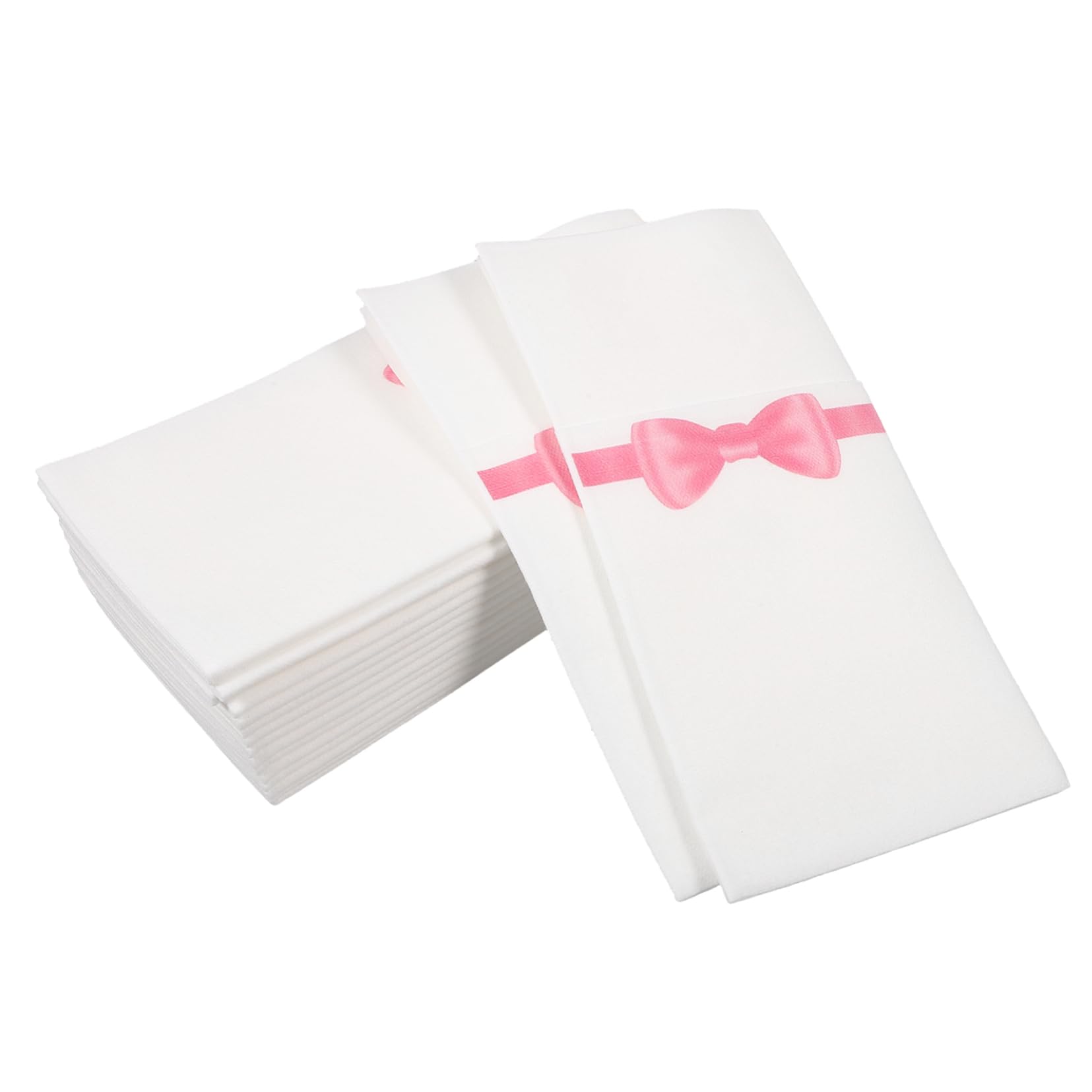 Servilletas de Bolsillo 50 Piezas Papel Rosa 40x40 Cm