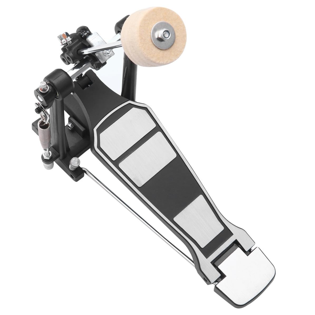 Pedal de Batería de Metal en Kit de Percusión Respuesta Rápida Accesorio Resistente para Bateristas Profesionales para Bombo Individual