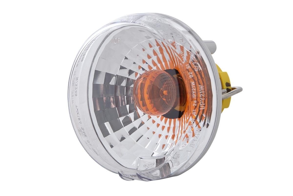HELLA Feu clignotant - Halogène - 12V / 24V - Montage en saillie/Raccord fileté - Fiche: Fiche plate - droite - Quantité: 1-2BE 003 184-061