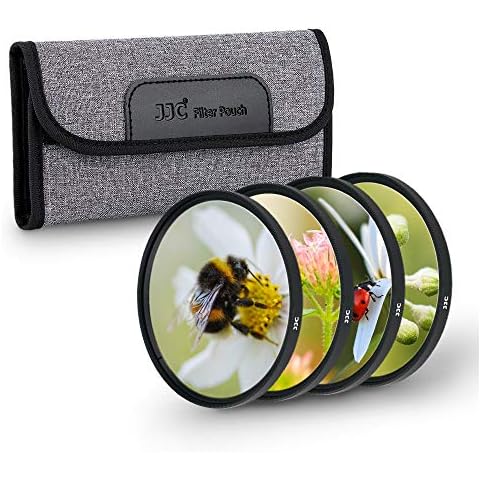 JJC 55mm Close-Up Filter Kit with Pouch Cover