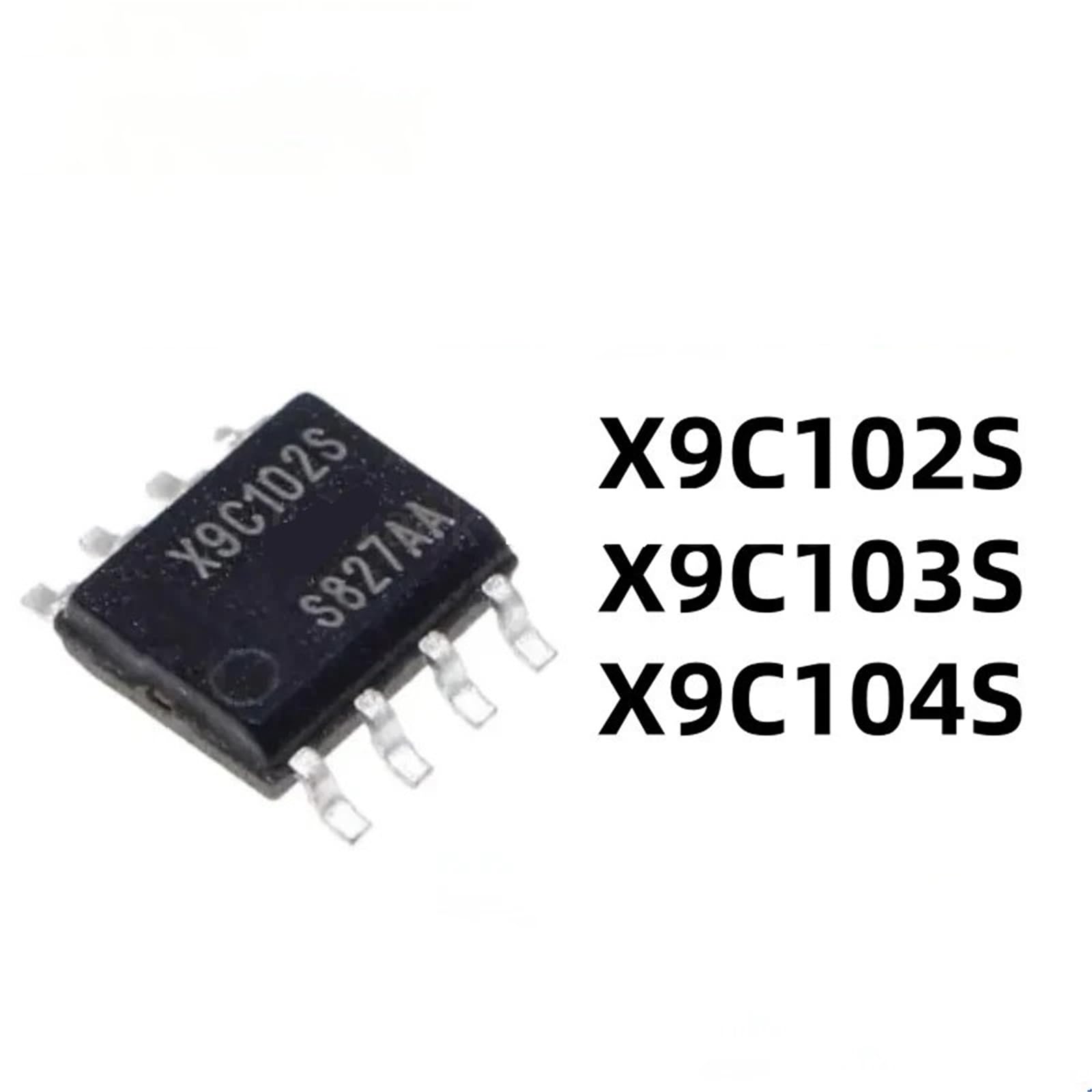 5 pezzi X9C103S X9C103SIZ X9C104S X9C104SIZ SOP-8 X9C102S Potenziometro digitale(X9C102S SOP-8)