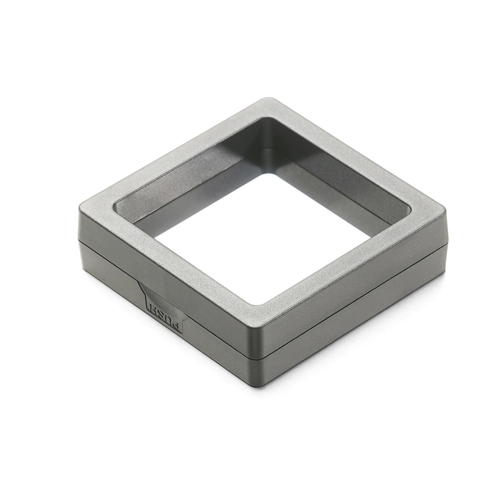 20pcs Colorful 3D Floating Display Case Jewelry Storage Box Film Suspension Hand String Bracelet Elastic For Earring Necklace Bracelet(Grey,9x9cm)