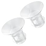 2PCS Flange Insert 19mm Compatible with Medela/Spectra/Willow/TSRETE/Momcozy S9/S12/S9Pro/S12Pro Breastpump 24mm Shields, Reduce 24mm Nipple Tunnel Down to Correct Size, Pump Parts Replace