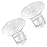 2PCS Flange Insert 19mm Compatible with Medela/Spectra/Willow/TSRETE/Momcozy S9/S12/S9Pro/S12Pro Breastpump 24mm Shields, Reduce 24mm Nipple Tunnel Down to Correct Size, Pump Parts Replace