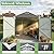 Patiowell 12x20 FT Outdoor Storage Shed, Large Metal Garden Shed with Lockable Doors & Windows, Waterproof Reinforced Tool Shed with Side Door & Air Vents for Cars Trucks Boats, Black
