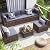 Poteban Patio Furniture Set, 7 Pieces Outdoor Modular Conversation Set Wicker Sectional Sofa for All Weather Rattan Patio Couch for Porch Garden Backyard Balcony Poolside (Grey)