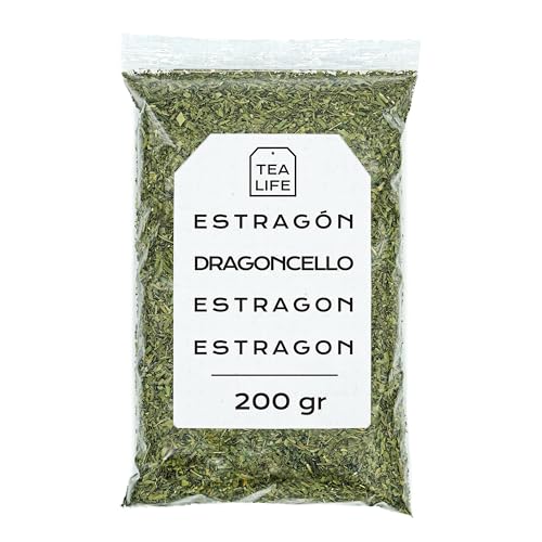 Estragon Hojas 200g - Infusion de Estragon - Estragon Cortado y Secado - Te de Hojas de Estragon - Estragon a Granel - Infusion de Hierbas (200 gr)