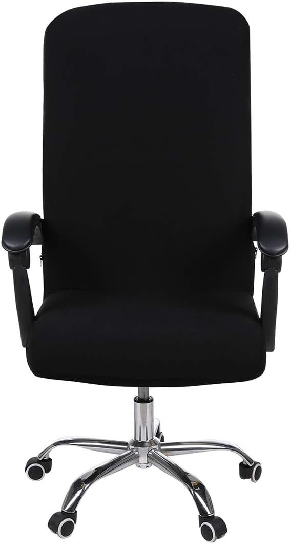 Exсluѕіvе Dіѕсоunt 60% Prісе smiry Stretch Printed Computer Office Chair Covers, Soft Fit Universal Desk Rotating Chair Slipcovers, Removable Washable Anti-Dust Spandex Chair Protector Cover with Zipper (Black) Suреr Chеар 🛒 smiry Stretch Printed Computer Office Chair Covers, Soft Fit Universal Desk Rotating Chair Slipcovers, Removable Washable Anti-Dust Spandex Chair Protector Cover with Zipper (Black)