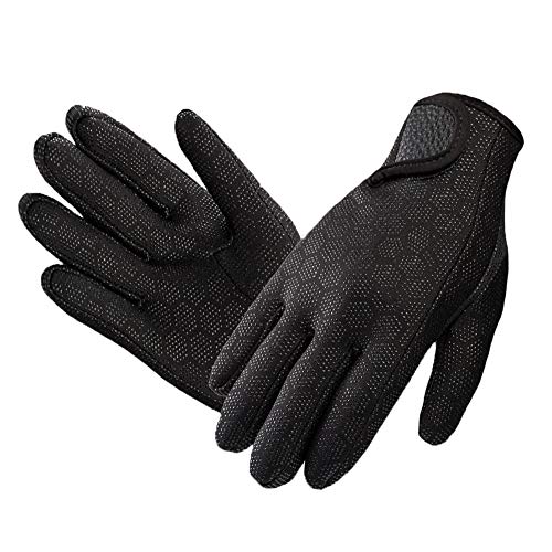 iCookii 1.5mm Neoprene Diving Gloves Anti-Slip Wetsuit Gloves for Men Women Water Gloves for Diving Snorkeling Paddling Surfing Kayaking Canoeing Spearfishing Skiing
