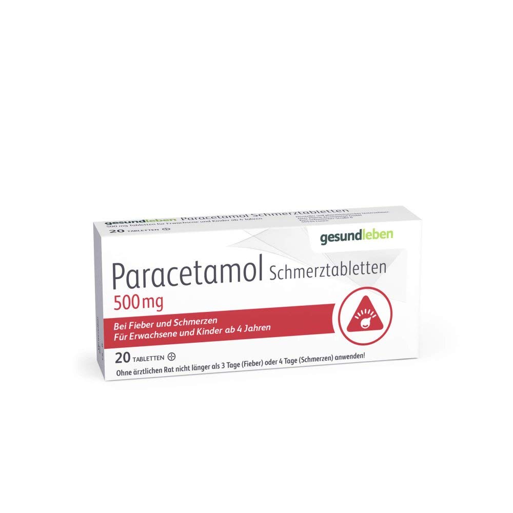 PARACETAMOL Schmerztabletten, 20 Stück, PZN 11162504, apothekenpflichtig