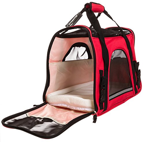 Coleman Adjustable Shoulder Strap Pet Carrier Open Dimensions: 17” Wide x 10 Tall x 7.5” Deep