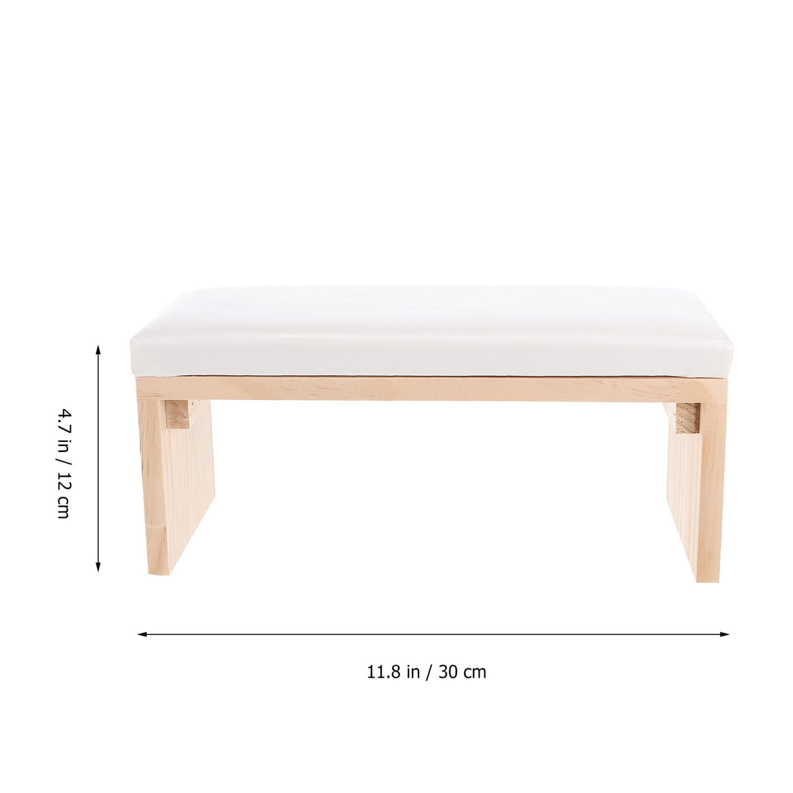 Tofficu Cuscino per Braccio Manicure in Legno Corticale Stile Giapponese Semplice e Bello per Salone Nail Art e Lavoro Manicure