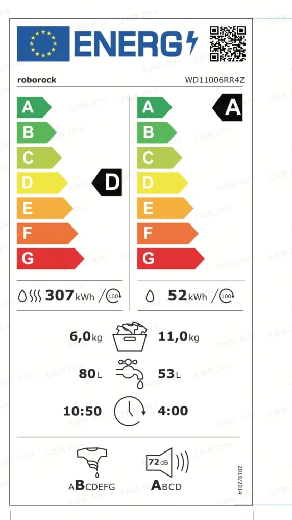 Roborock Zeo X Waschtrockner 11 kg Waschen 6 kg Trocknen 27 Programme APP-Steuerung