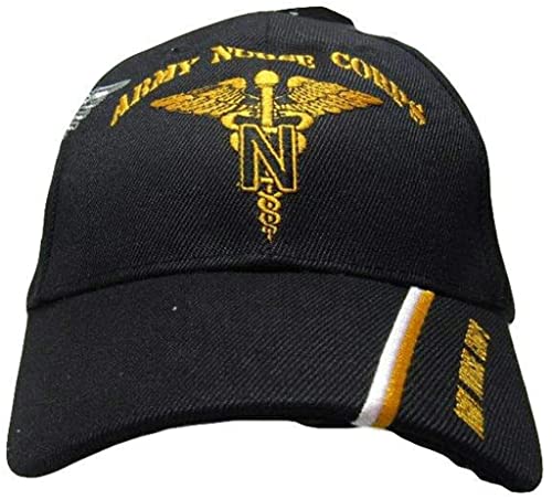 Flakita's Novelties U.s. Army Nurse Corps Ball Cap Hat Black Embroidered 3D (Licensed) Cap567 (Topw) #TOP4