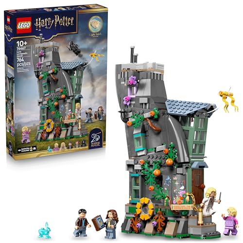 LEGO Harry Potter Luna Lovegoods House Building Toy for Girls & Boys - Pretend Play & Display Book Shelf or Bedroom Decor for Kids Ages 10+ - W/Lunas Hare Patronus - Gift Idea for Birthdays - 76467