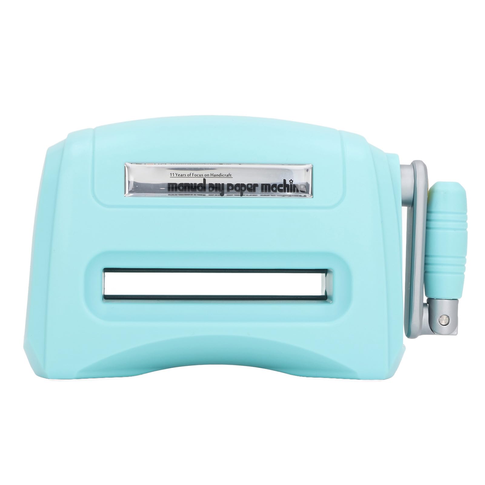 Die Cutting Machine, Manual Die Cutter Hand Crank Multi Purpose with 2 Plastic Boards for Card Making