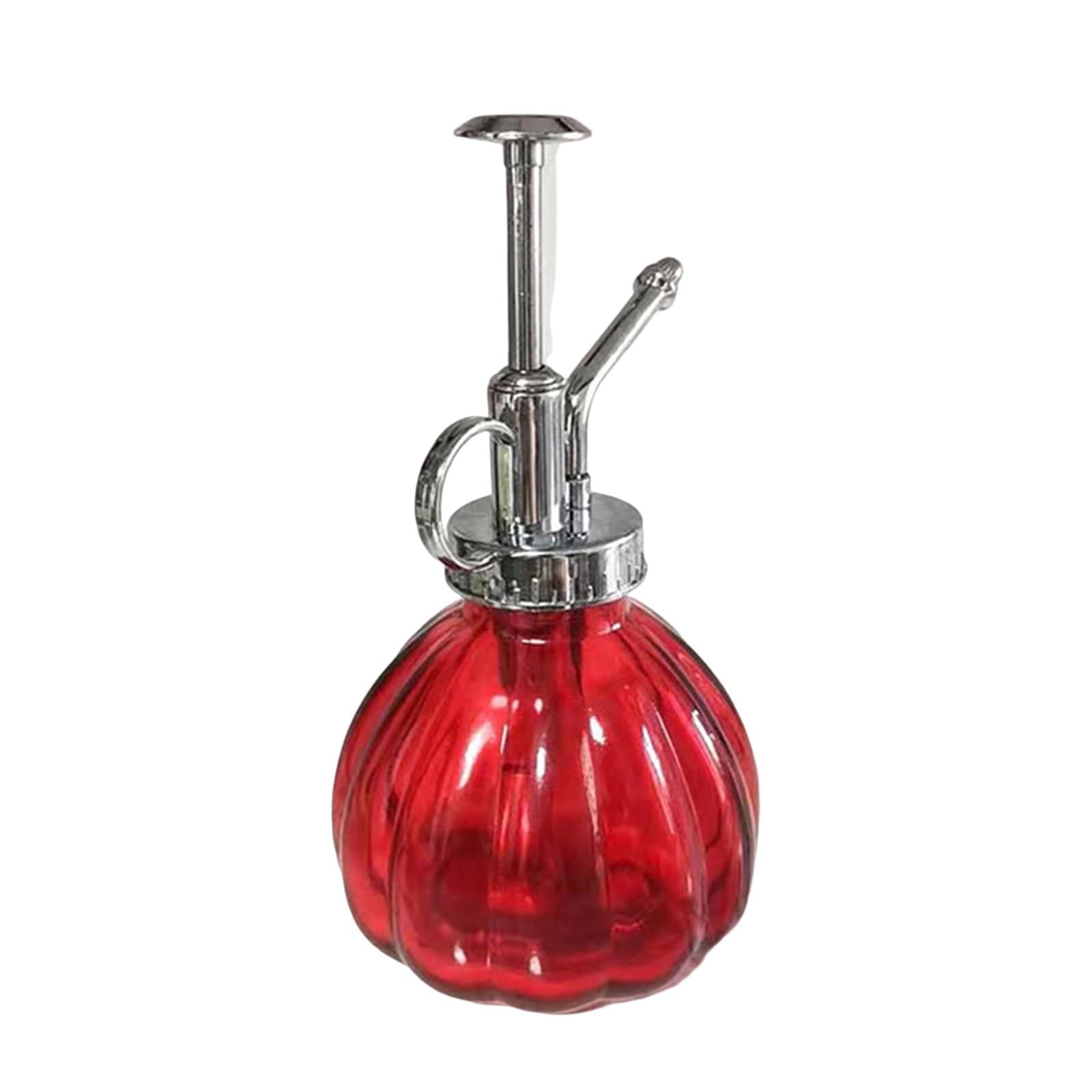 DSFIHJO Vintage Hand-pressure Watering Sprayers Pumpkin Shape Plant Flower Water Sprayer Small Glass Spray Bottle Garden Supplies(Chocolate)