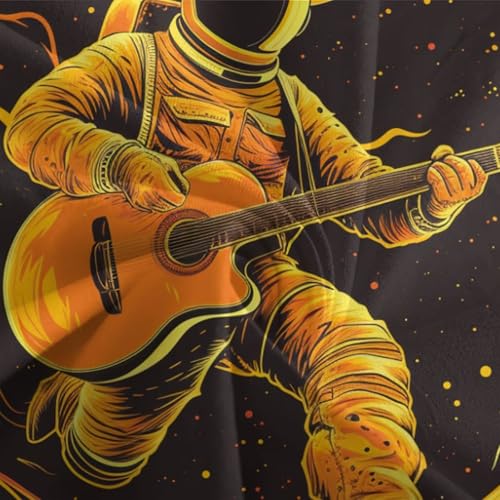 Parure de lit King size en microfibre douce 3D guitare haute qualité - 7