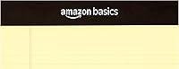 Vista 4 de Yaxa Basics Bloc de notas de escritura con rayas angostas de 50 hojas, 5 x 8 pulgadas, paquete de 12, canario