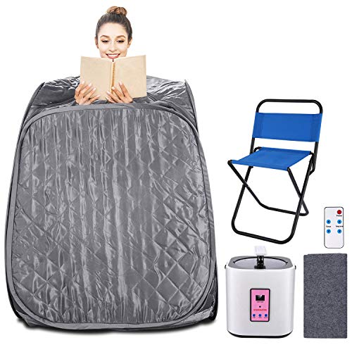 Aceshin Portable Steam Sauna Home Spa 2L Foldable Personal Therapeutic Sauna for Weight